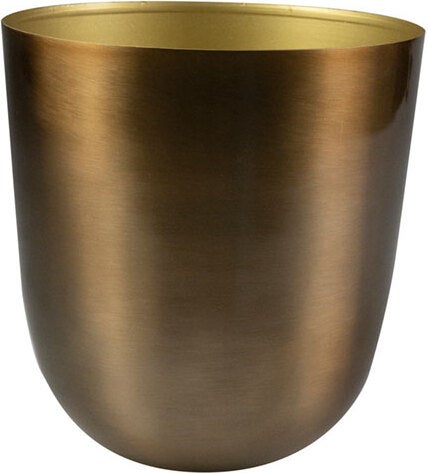TS bloempot Mayk goud D 15 H 16 cm