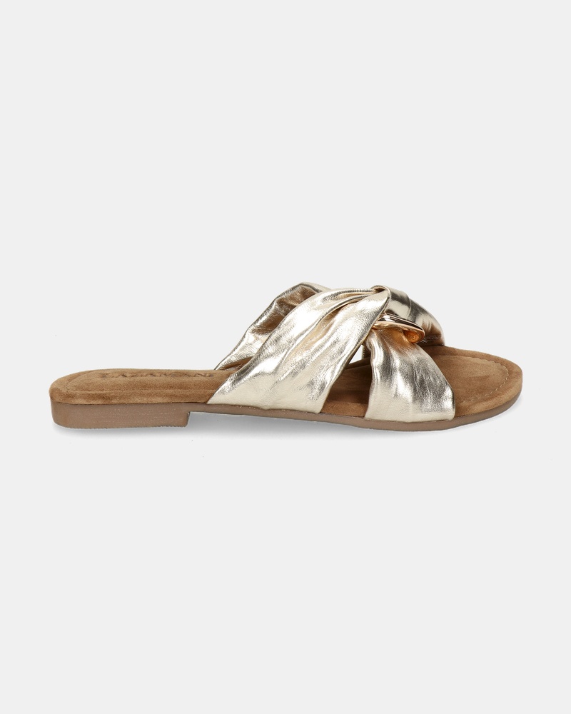 Lazamani Slippers  - goud