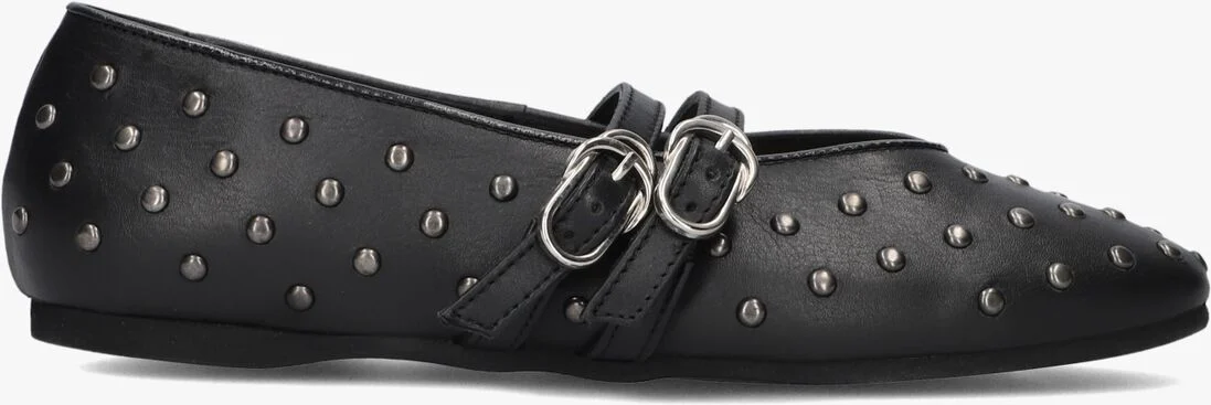 NUBIKK zwarte nubikk ballerina's gisele grace studs
