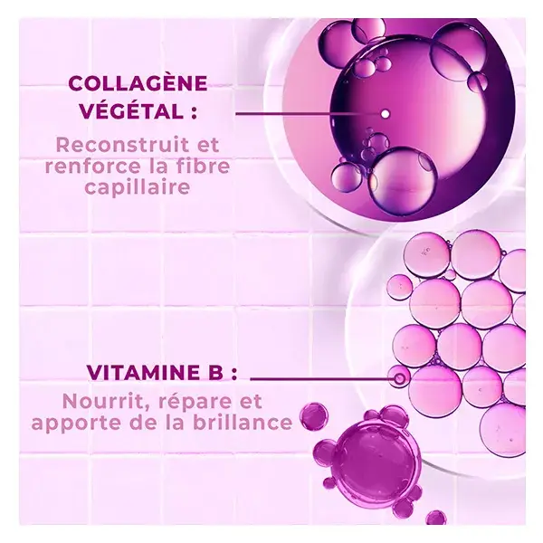 Máscara Reconstrutora 2 em 1 Energie Fruit Collagen Repair para Cabelos Muito Danificados 200ml