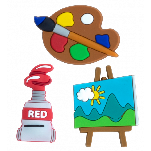 Set de 3 aimants - Happy