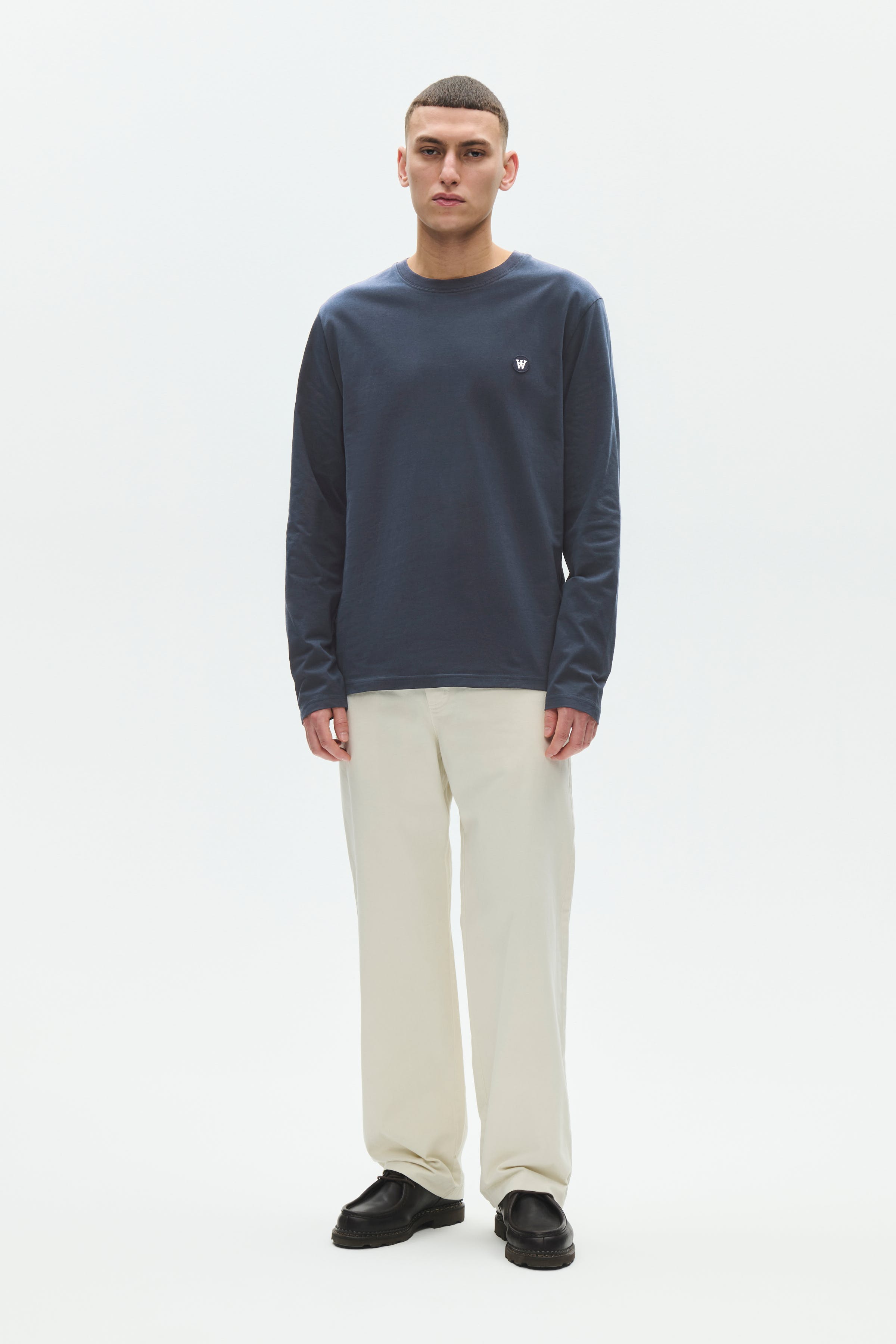 DOUBLE A BY W.W. MEN WWAce LS T-shirt