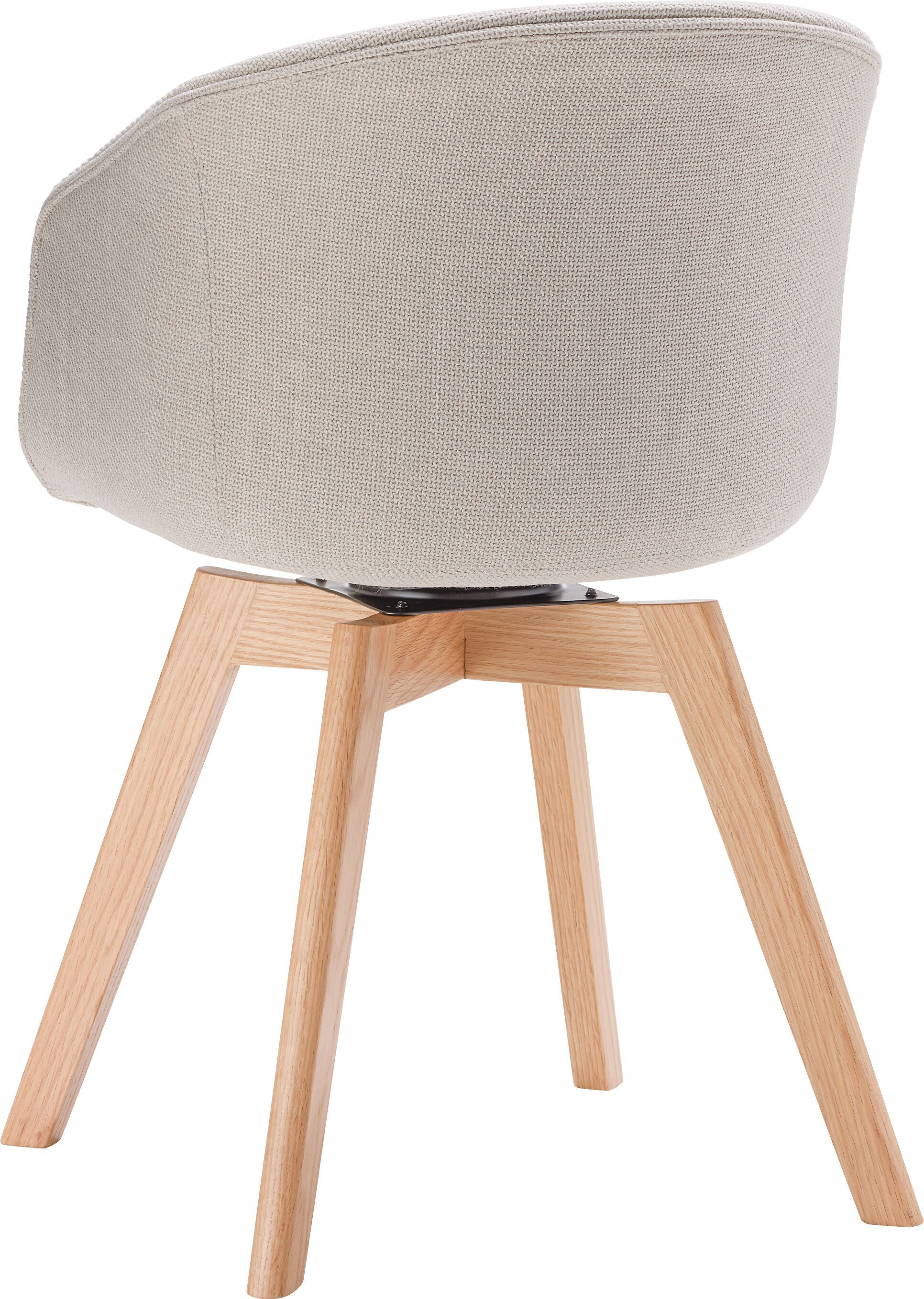 GIANNI Stuhl - Hellgrau / B: 53.5 cm x T: 55.5 cm x H: 84.0 cm