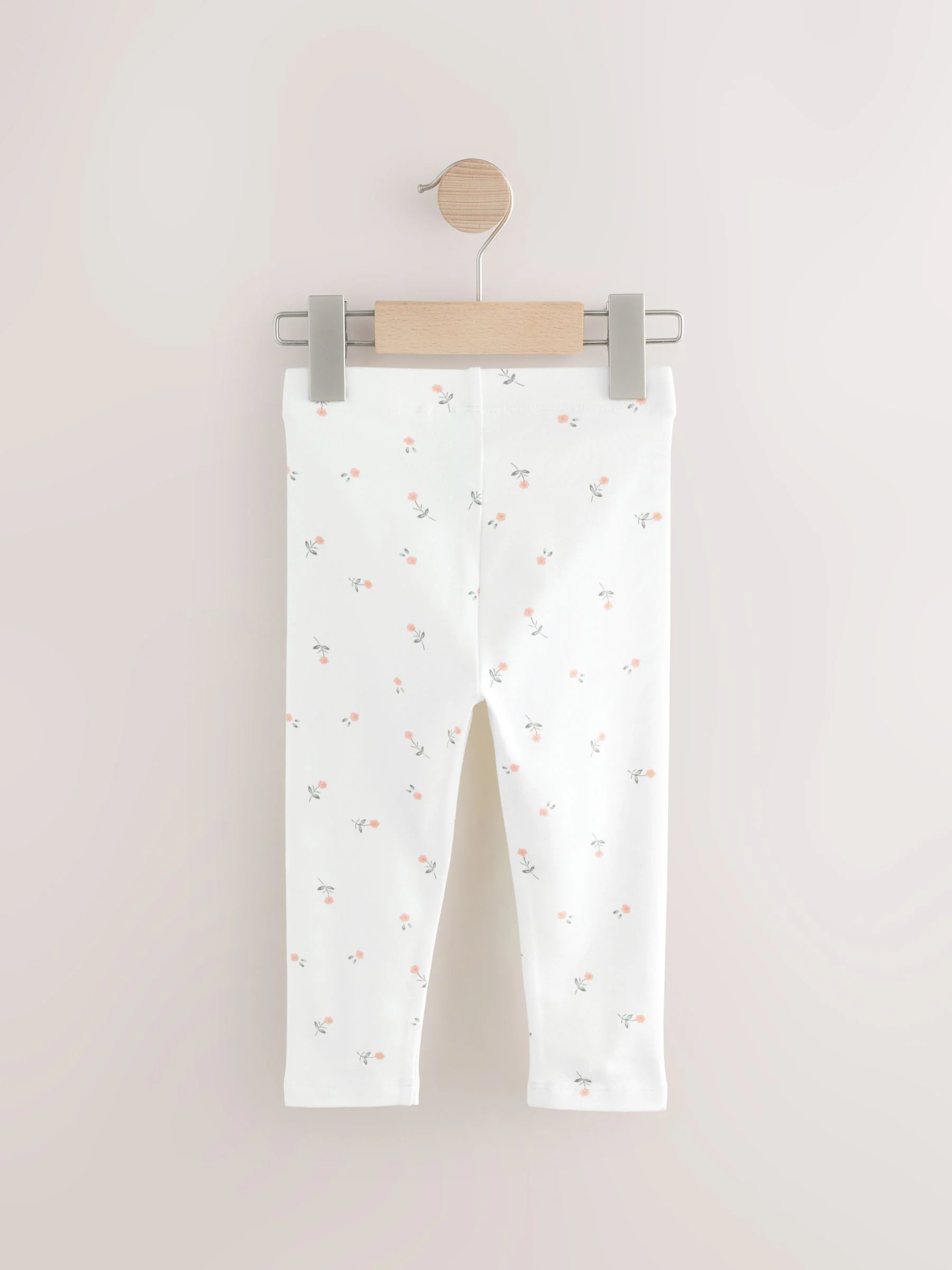 Roze/wit - Set van 4 leggings (3mnd -7jr)