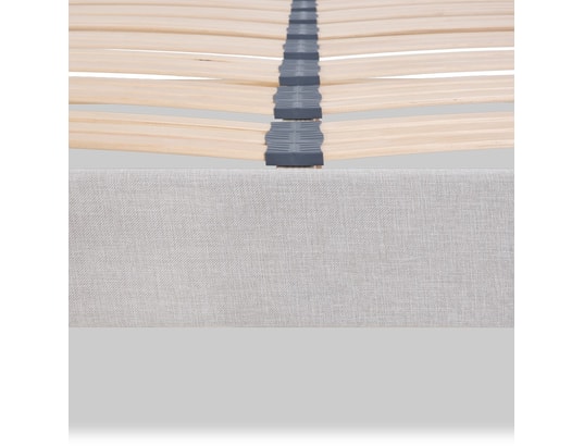 BELLECOUR - Sommier  90 x 190 Sommier à lattes en bois capitole 90x190 cm | coloris gris c...