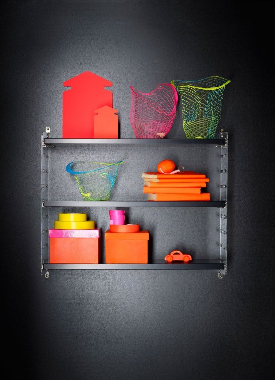 String Furniture Pocket wandkast wit/essen
