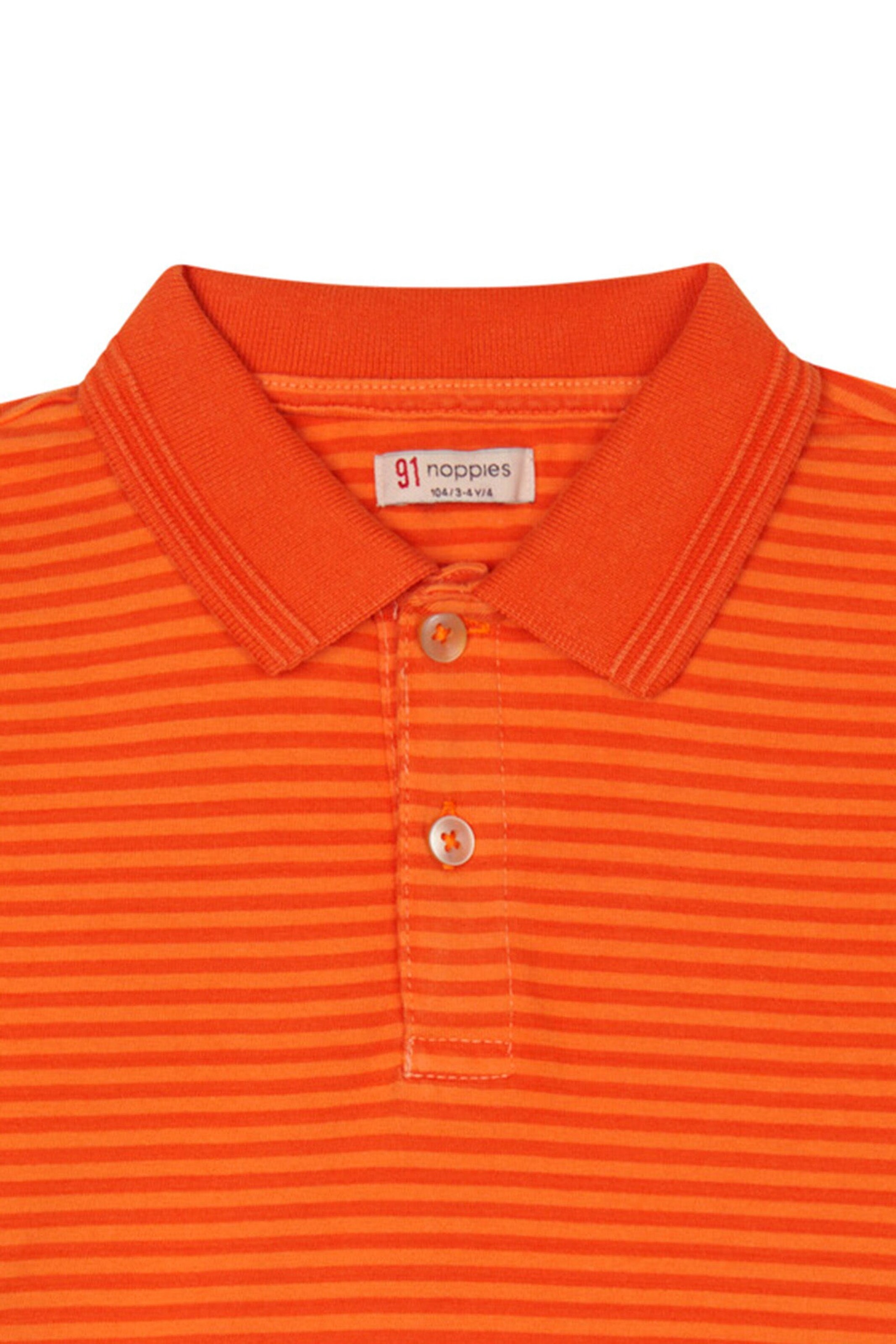 NOPPIES KIDS Poloshirt Lindale Stripe pattern Dark Blue
