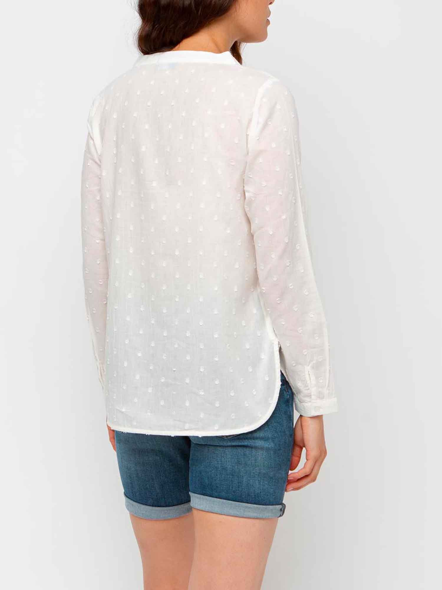 Blouse Femme Manches Longues Coton Léger Arctique