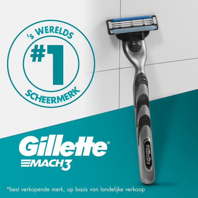 Gillette Mach3 Navulmesjes 5 Stuks