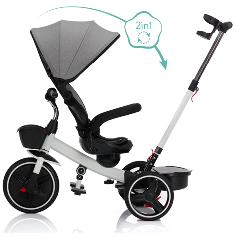 fillikid Dreirad Niki 360 weißgrau