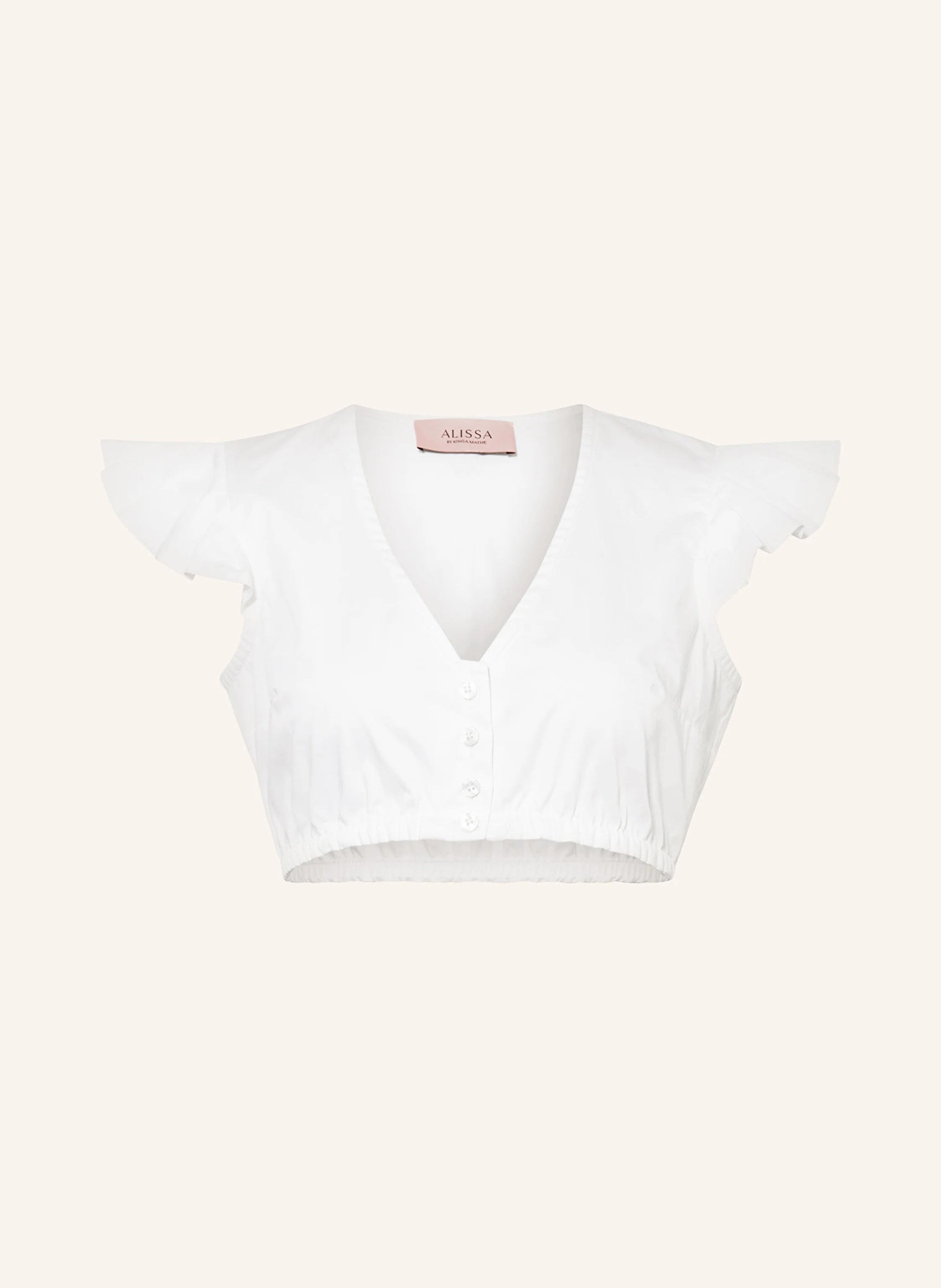 ALISSA BY KINGA MATHE Dirndlbluse KIKI mit Volants