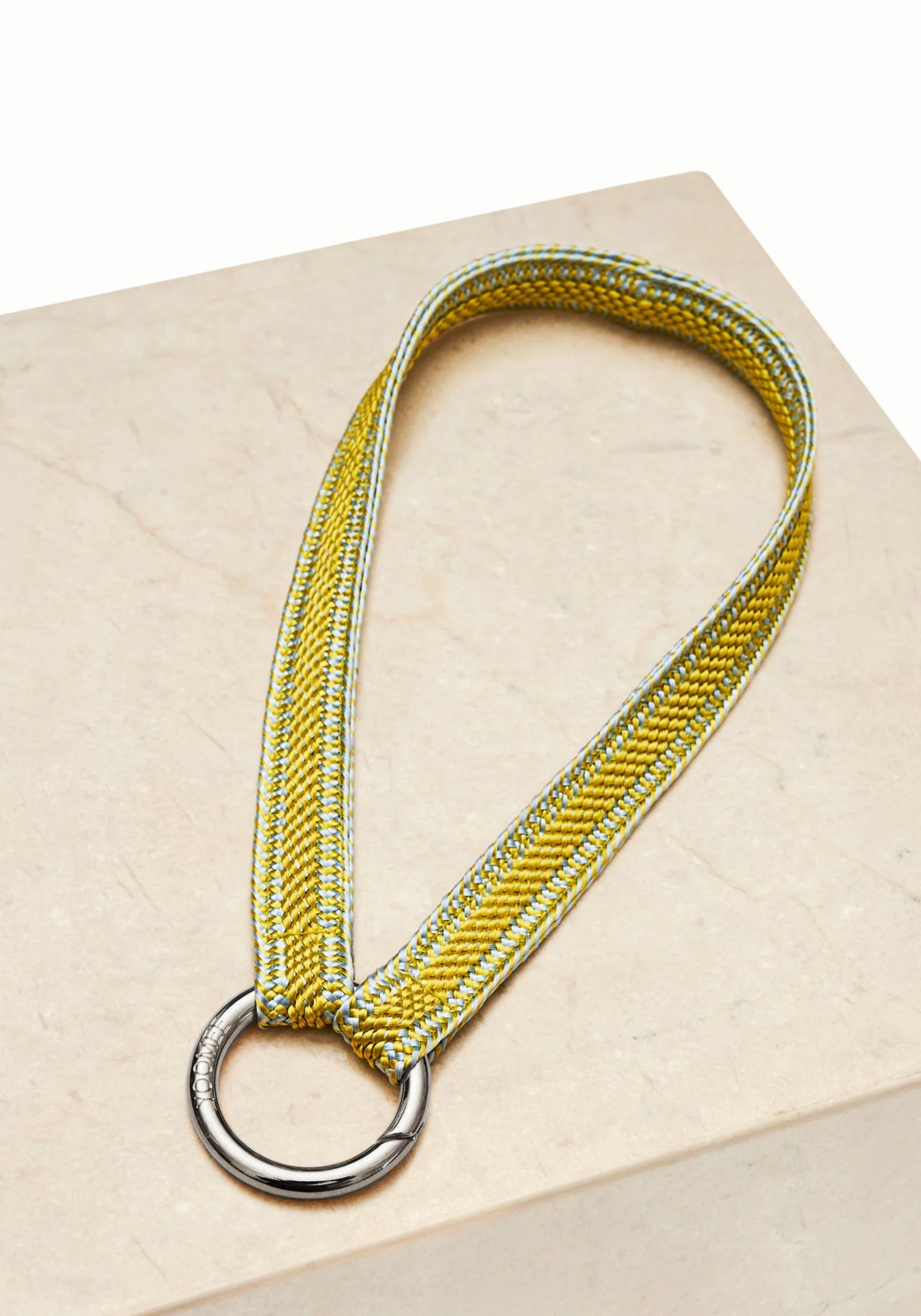 YOOMEE Mini-Schlüsselband Keychain Zahra Yuzu Silver