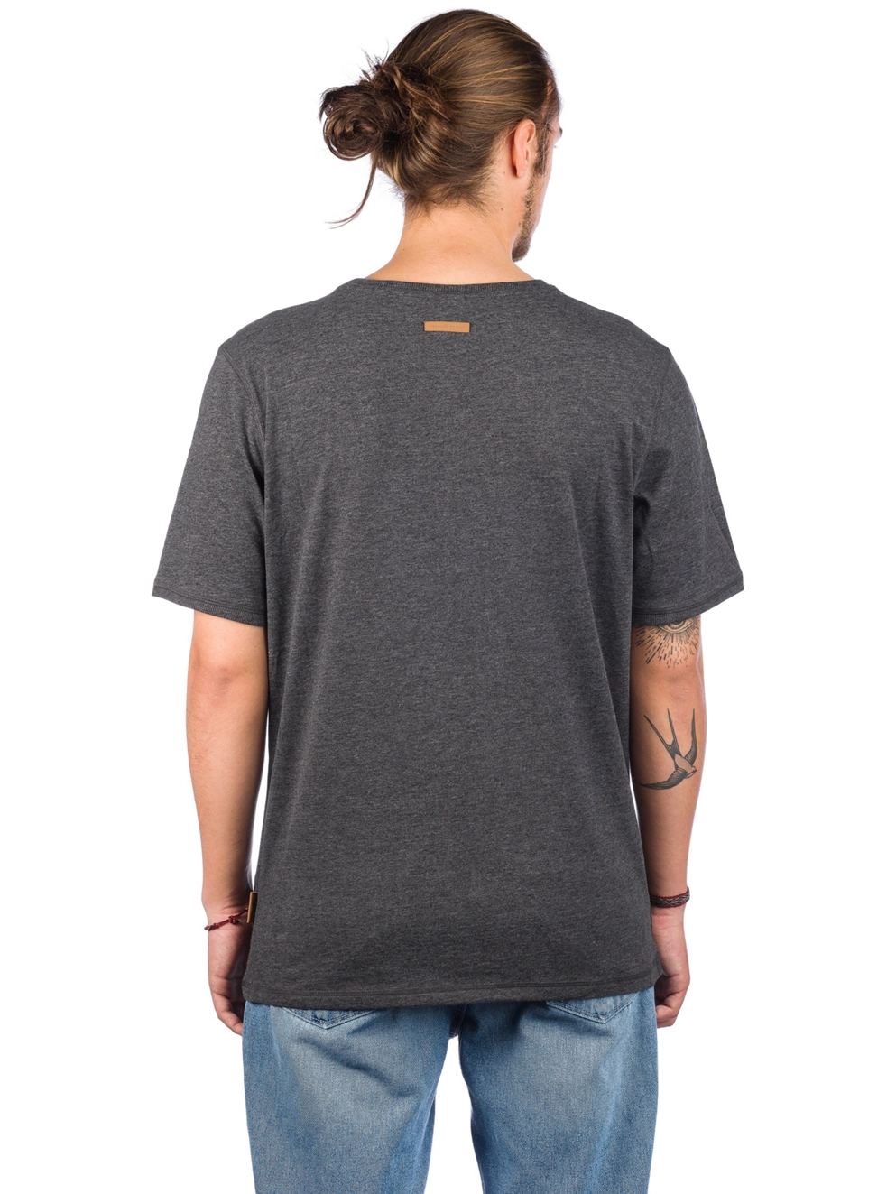 Kazane Moss T-Shirt charcoal heather