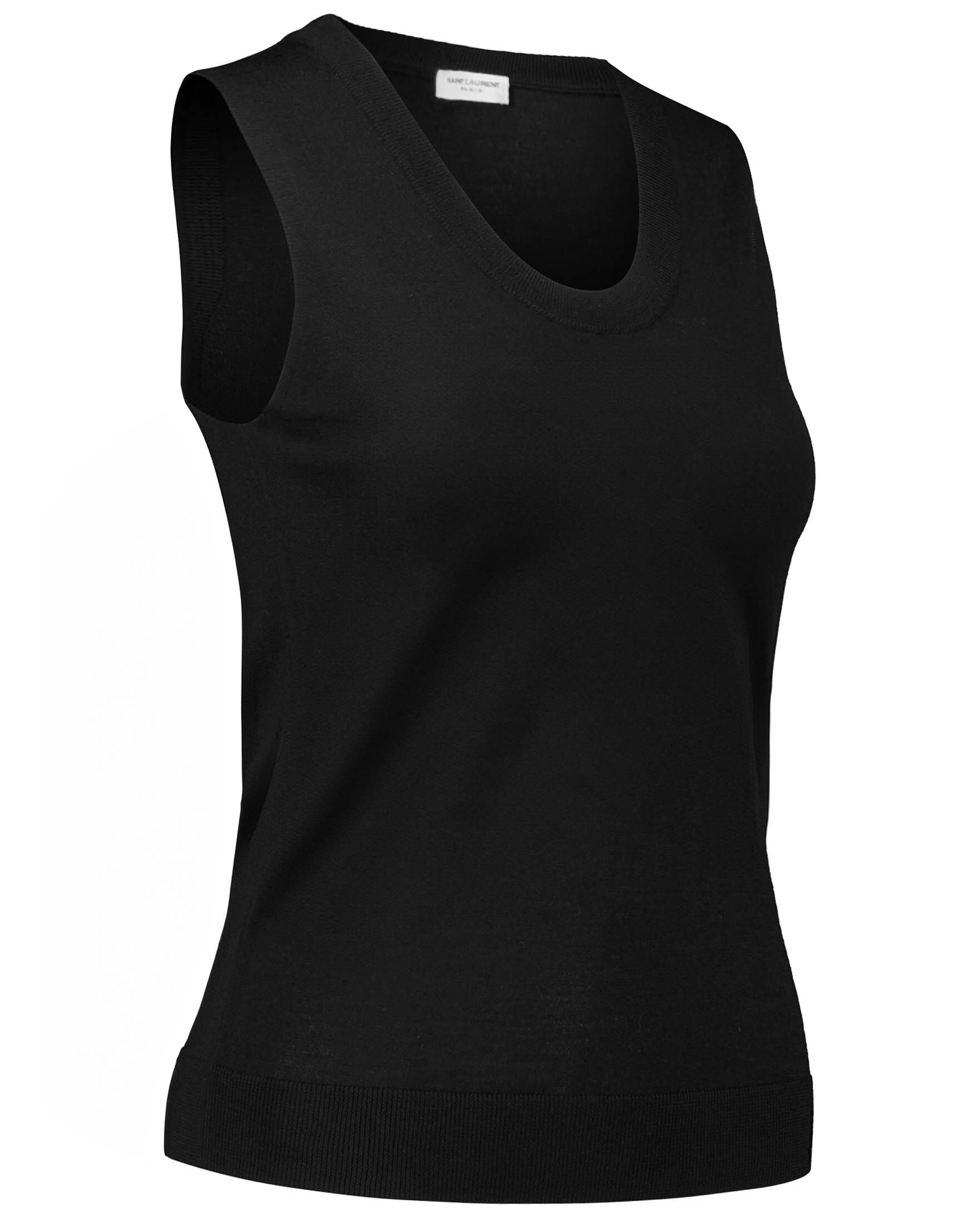 Saint Laurent| Damen Stricktop aus Schurwolle