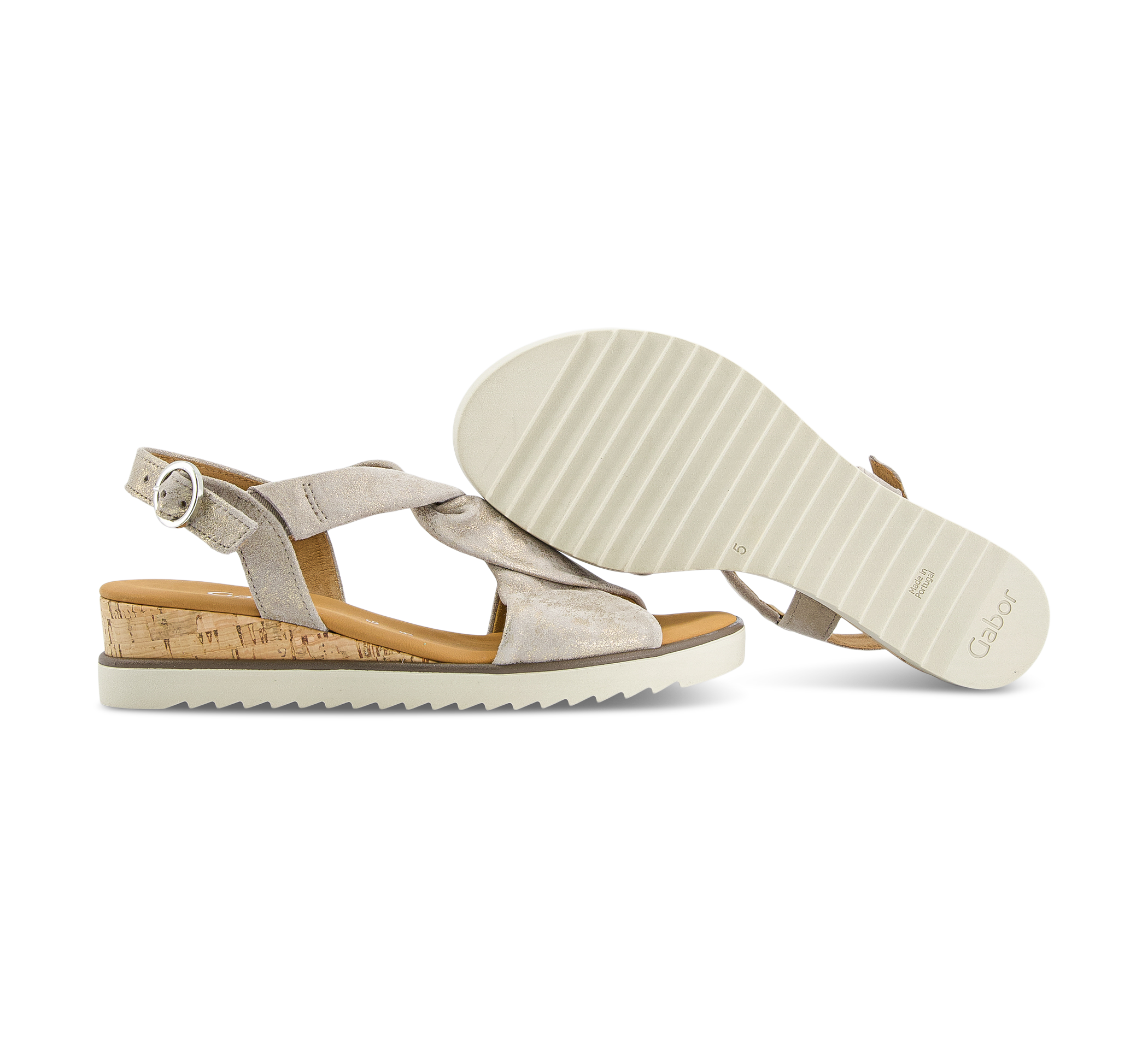 Gabor Genua G - Riemchensandalen silber