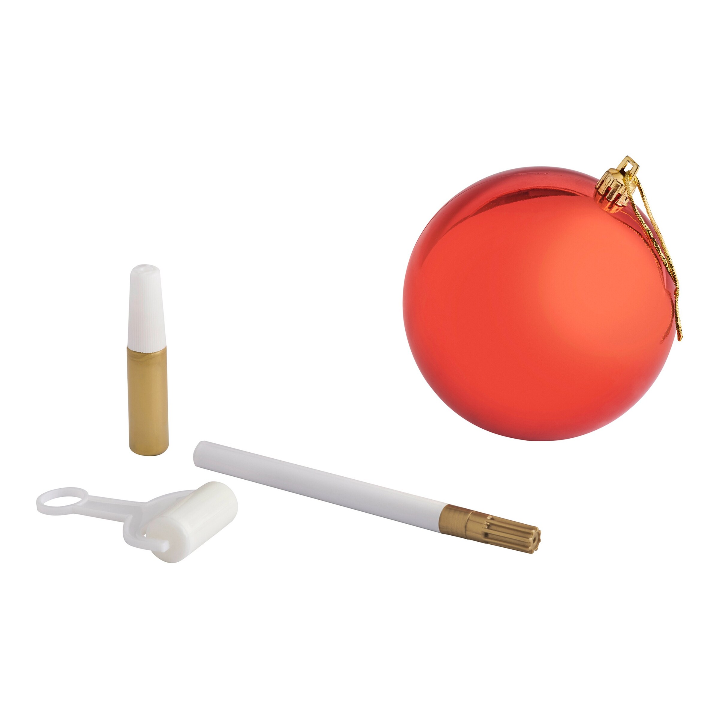Baby Art Weihnachtskugel Fairy Red