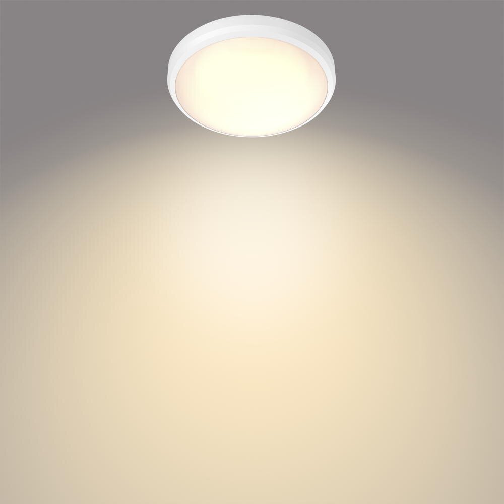 Philips LED plafondlamp Doris in wit 6W 600lm 2700K IP44