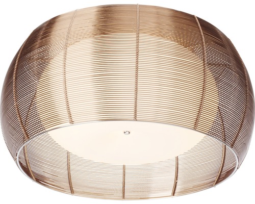 Plafondlamp, 1-lichts, HxB 26x50 cm, Relax brons/chroom