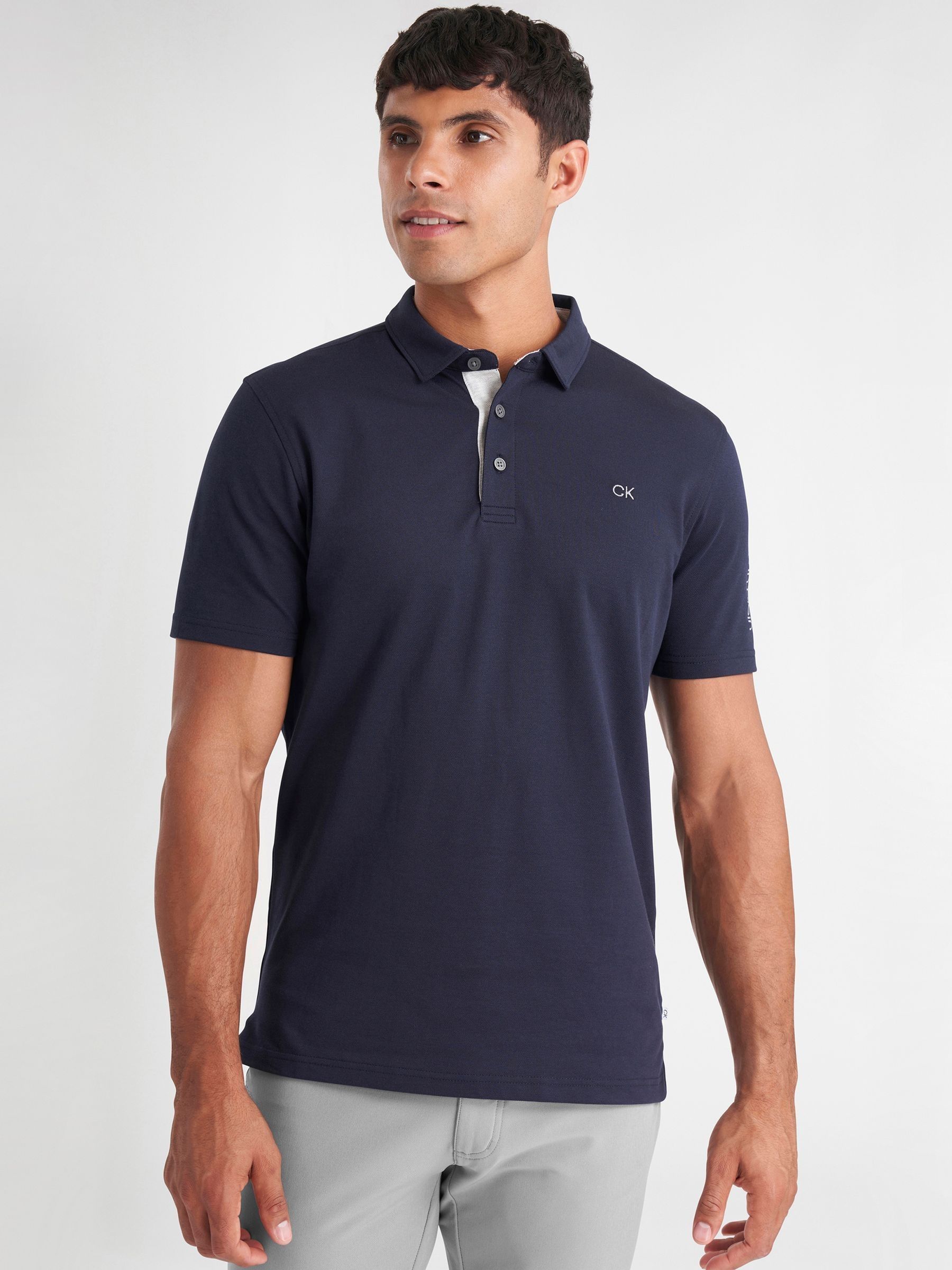 Donkerblauw - Calvin Klein Golf Uni poloshirt