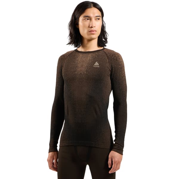 T-shirt thermique ODLO PERFORMANCE WARM BLACKCOMB BL TOP CREW NECK L/S FUDGE