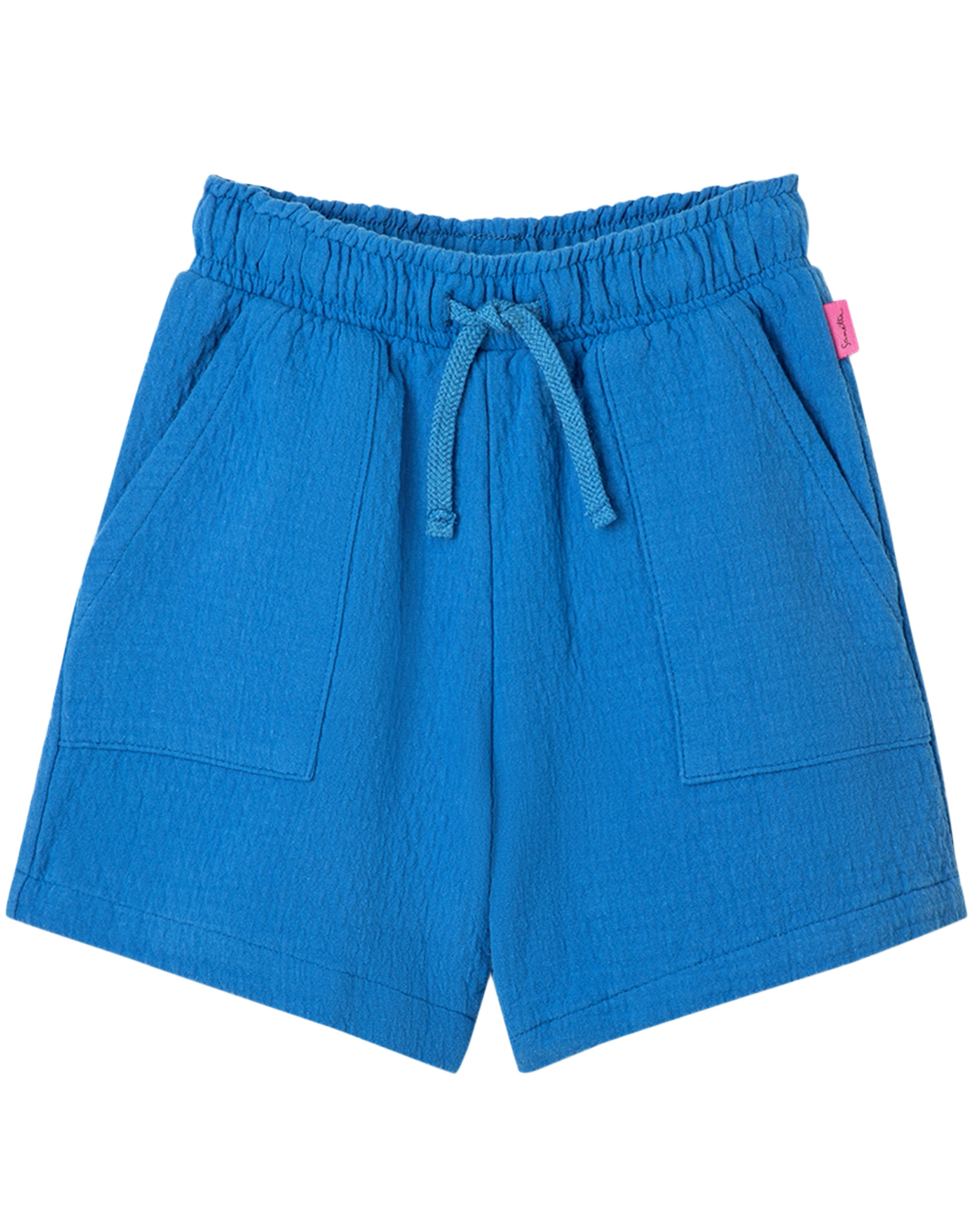 Shorts COTTON in blue aqua
