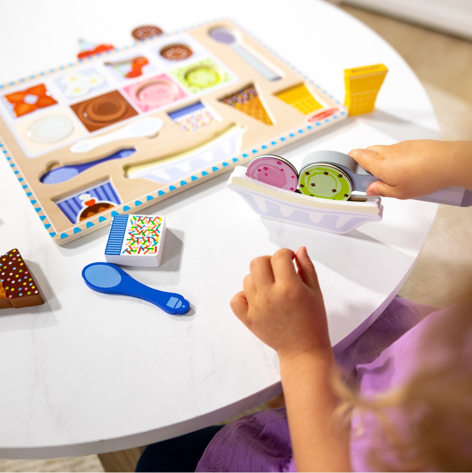 Melissa & Doug - Isvfaffel - Magnetisk Puslespil