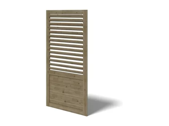Pergola de jardin 4,04x4,04m avec panneaux - traité - ALT129 - ALTANKA