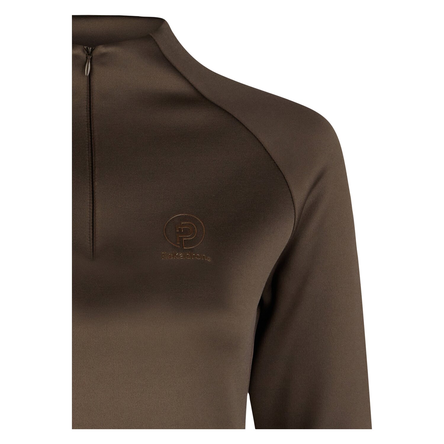 ESKADRON Platinum Half Zip-Shirt Platinum  - teak brown