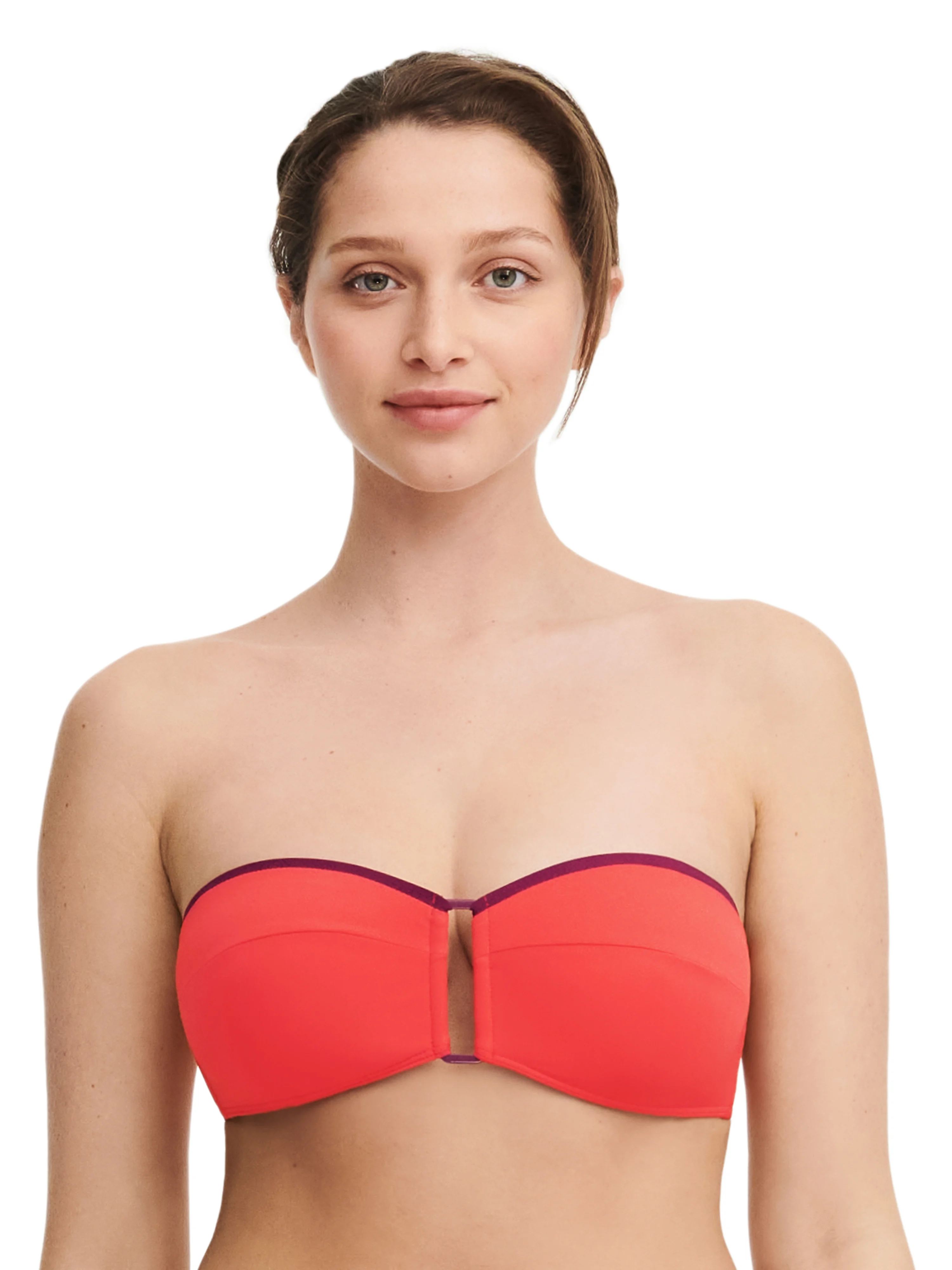 AUTHENTIC - Haut de maillot de bain sans armature bandeau bretelles amovibles | Multicolore