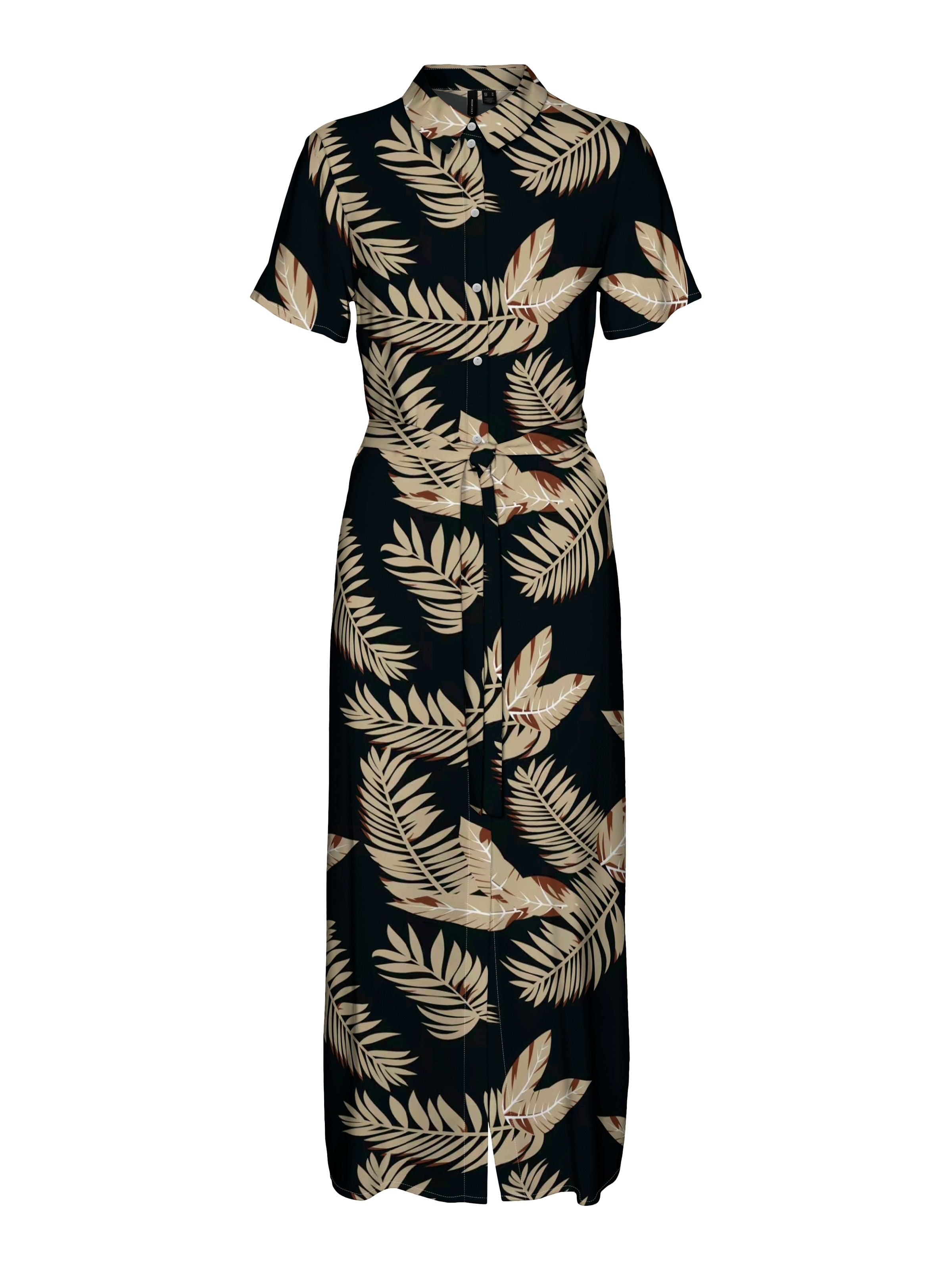 Vero Moda Hemdblusenkleid »VMEASY JOY S/S LONG SHIRT DRESS WVN GA« Sommerkleid,