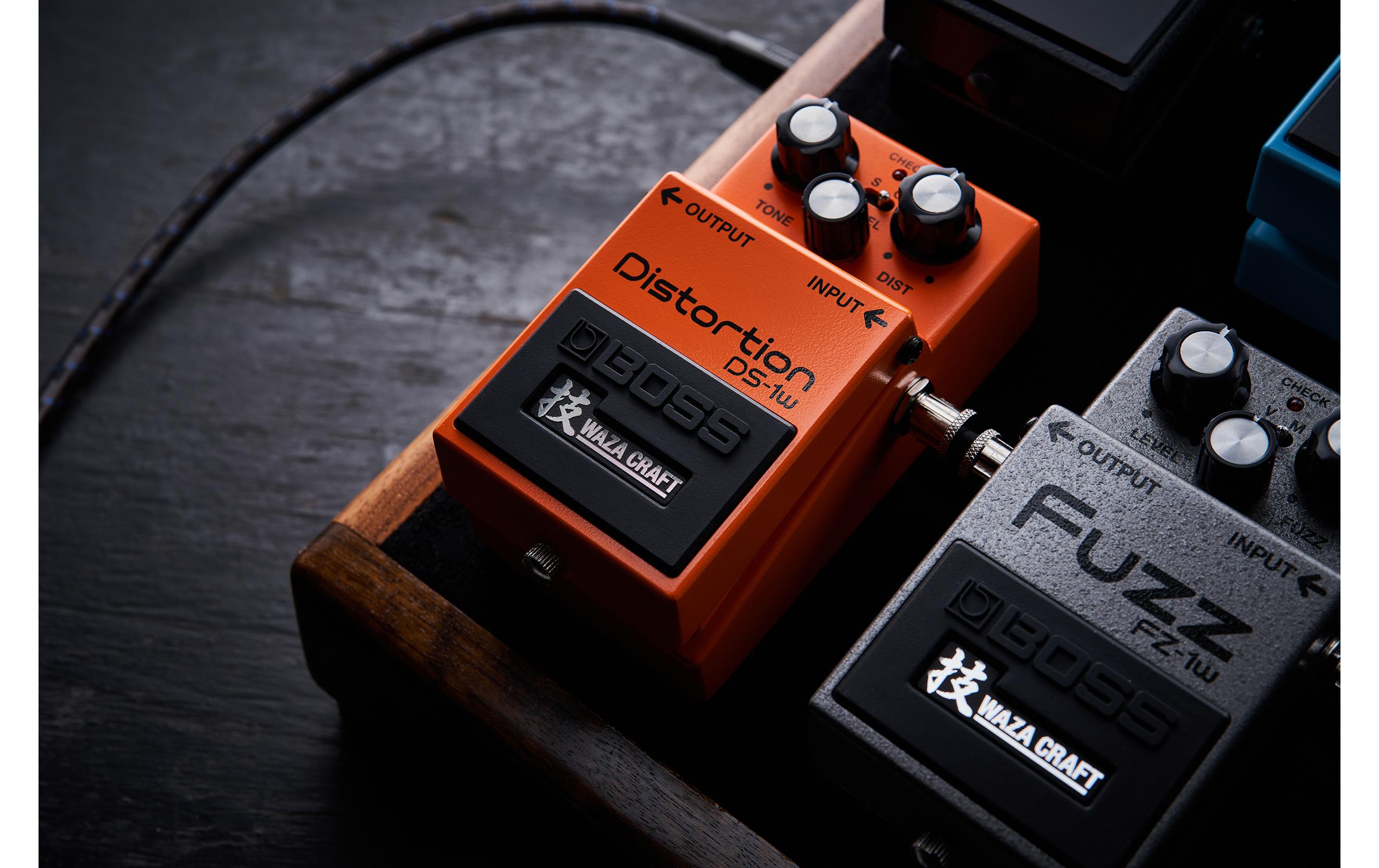 Pedal DS-1W<br>Neuauflage des Distortion-Klassikers, erweitert auf Basis der «Waza»-Handwerkskunst