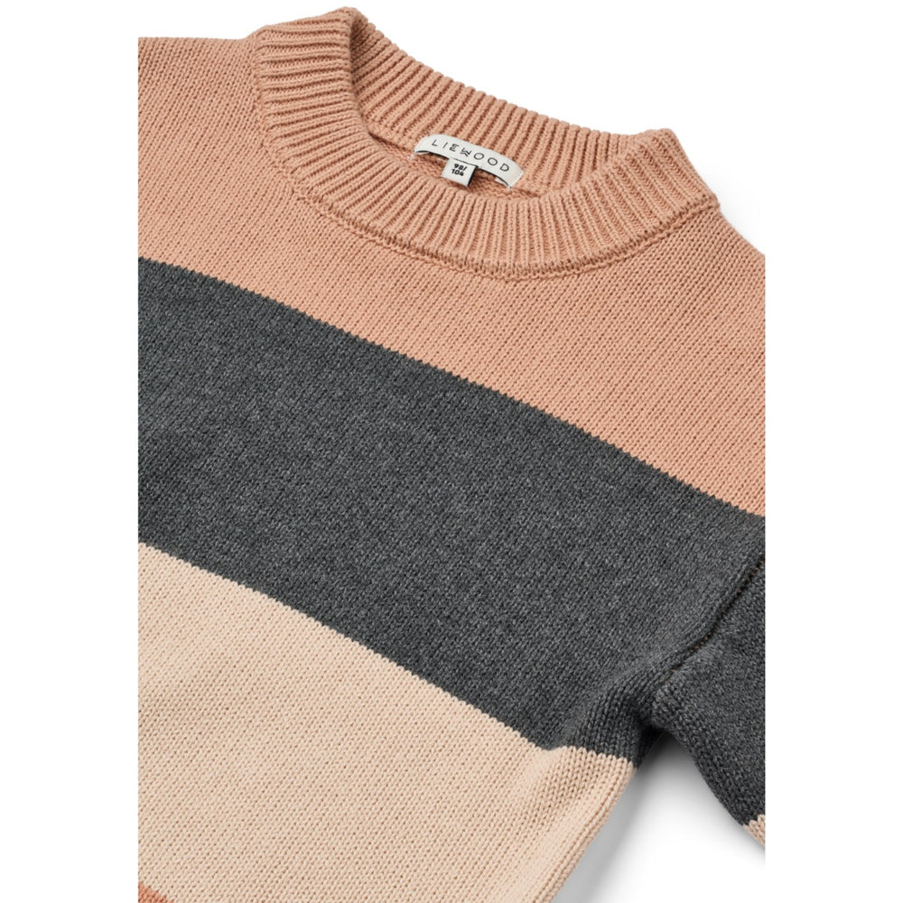 Køb LIEWOOD Pale Tuscany Multi Mix Orlane Stripe Strik Jumper