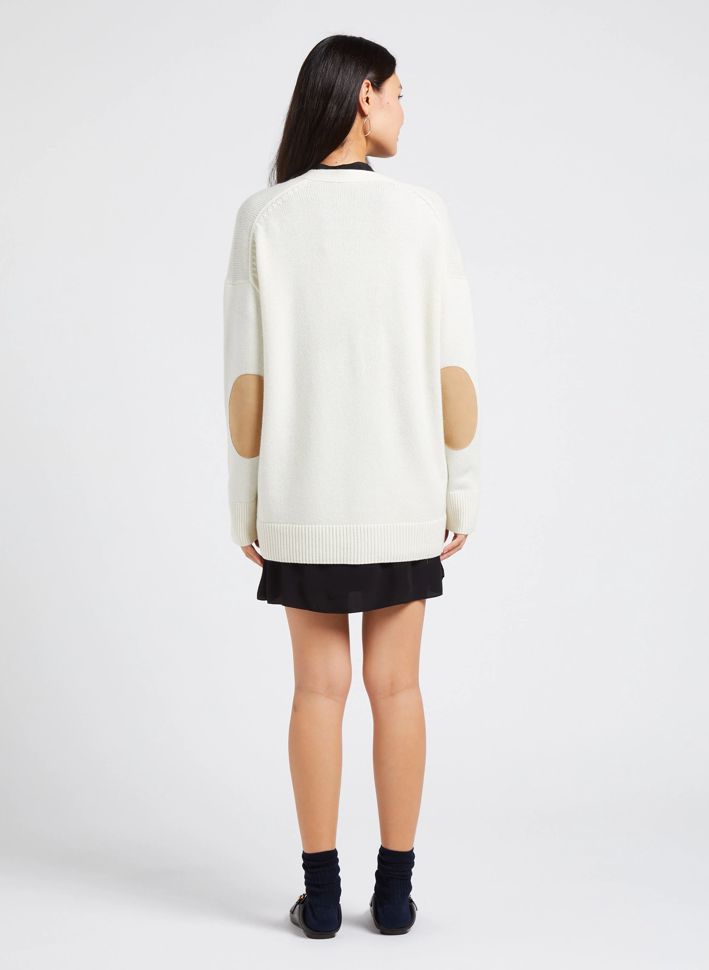 Robe col classique cintrée | Noir