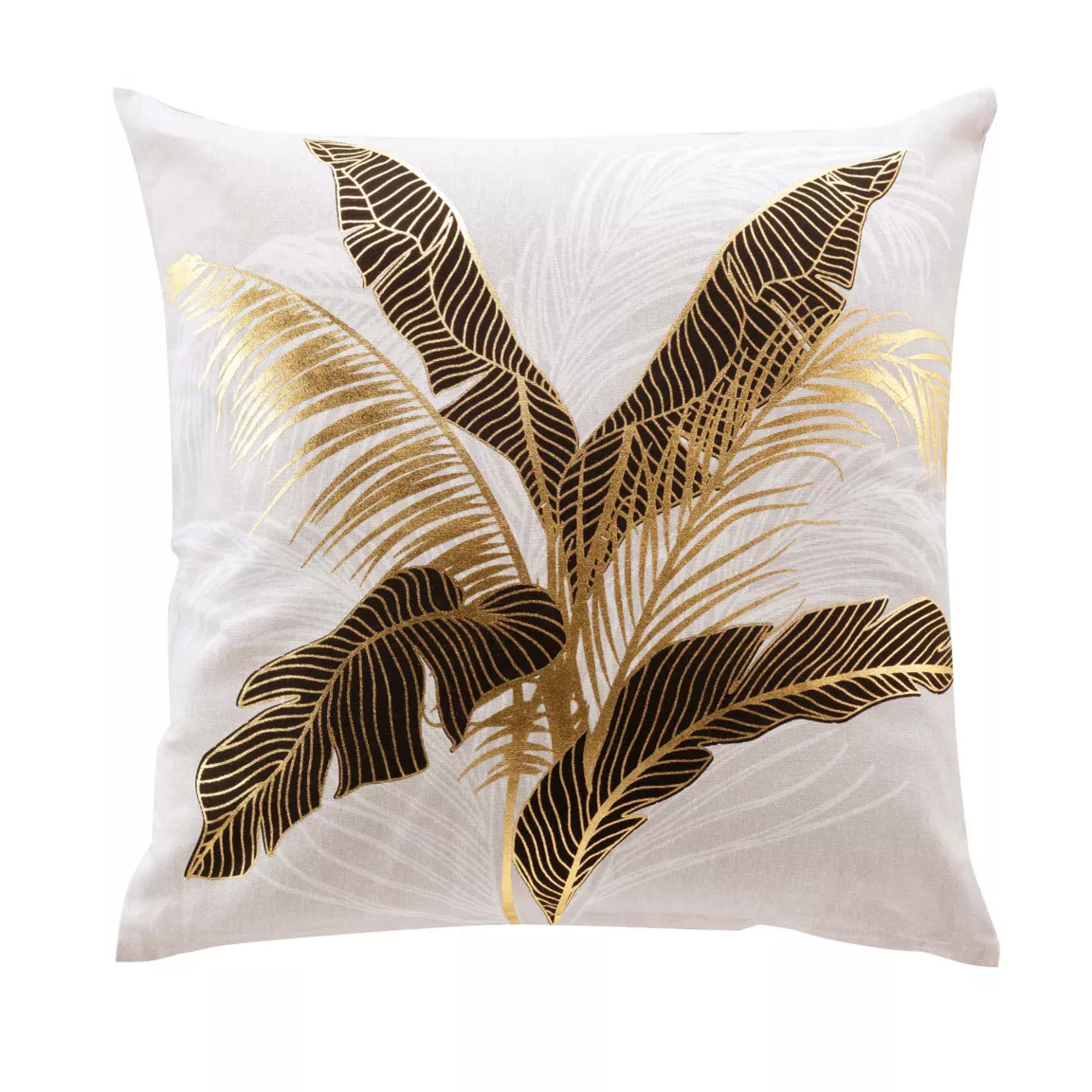 Coussin carré coton (45 x 45 cm) Aileen Ecru