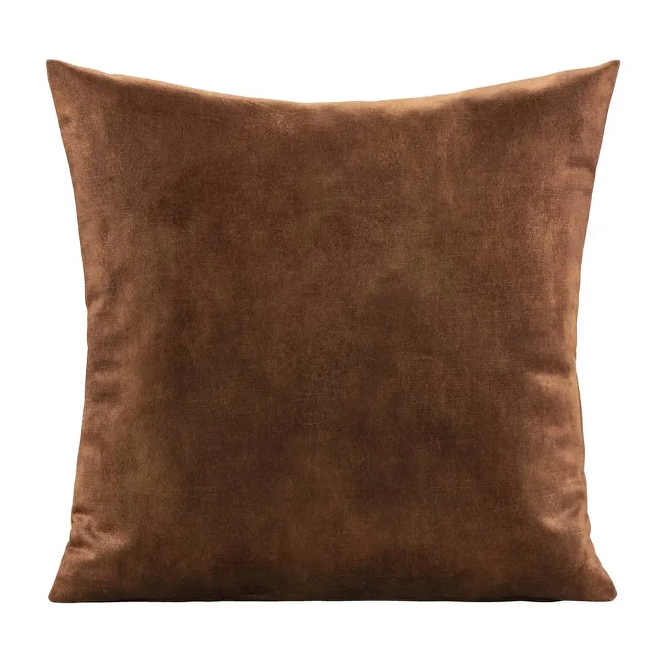Sierkussen Mathis - cognac - 45x45 cm