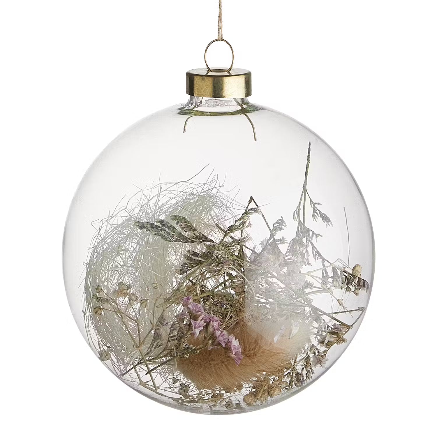 HANG ON Weihnachtskugel Trockenblumen