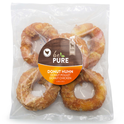bePure Hundesnack Donut Huhn 110g 5er Pack