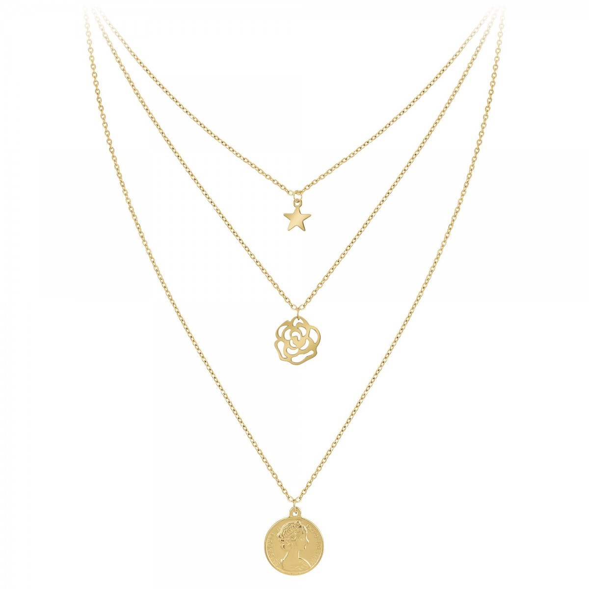 Collier par SC Bohème en acier inoxydable