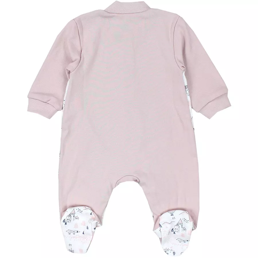 TupTam Baby Mädchen Schlafstrampler mit Fuß 3er Pack graurosa