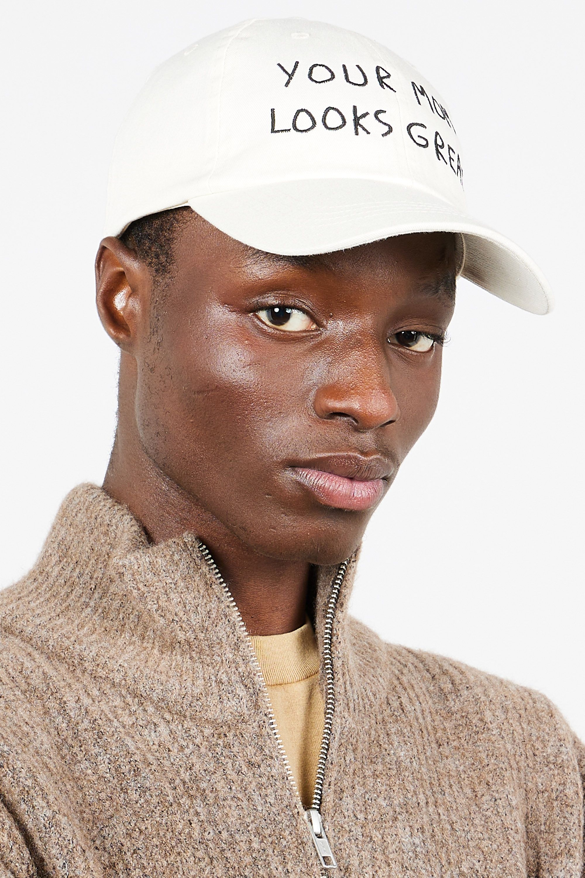 ENCRE Casquette  YOUR MOM LOOKS Beige