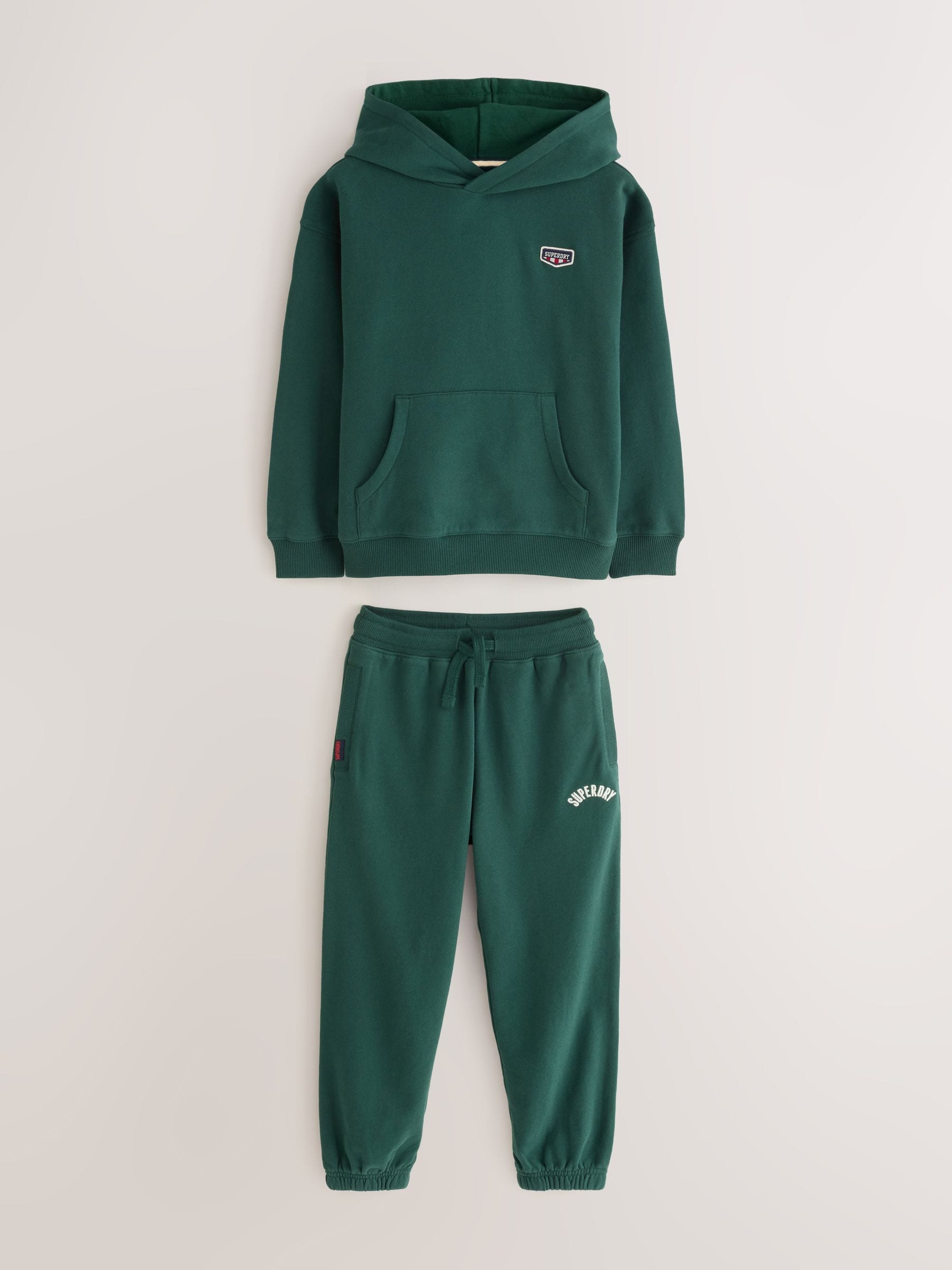 Groen, wit - Superdry joggingpak