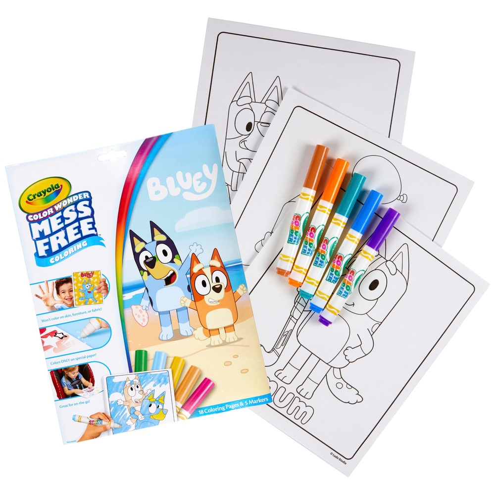 Crayola Color Wonder Bluey