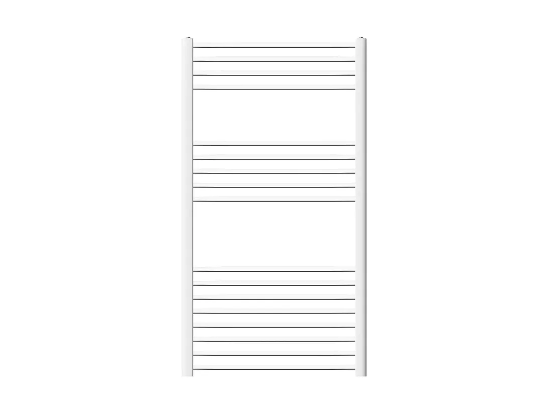 Radiateur de salle de bain Sahara Raccord latéral sèche-serviettes Blanc 75x120cm