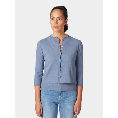 Damen-Strickjacke, Hellblau