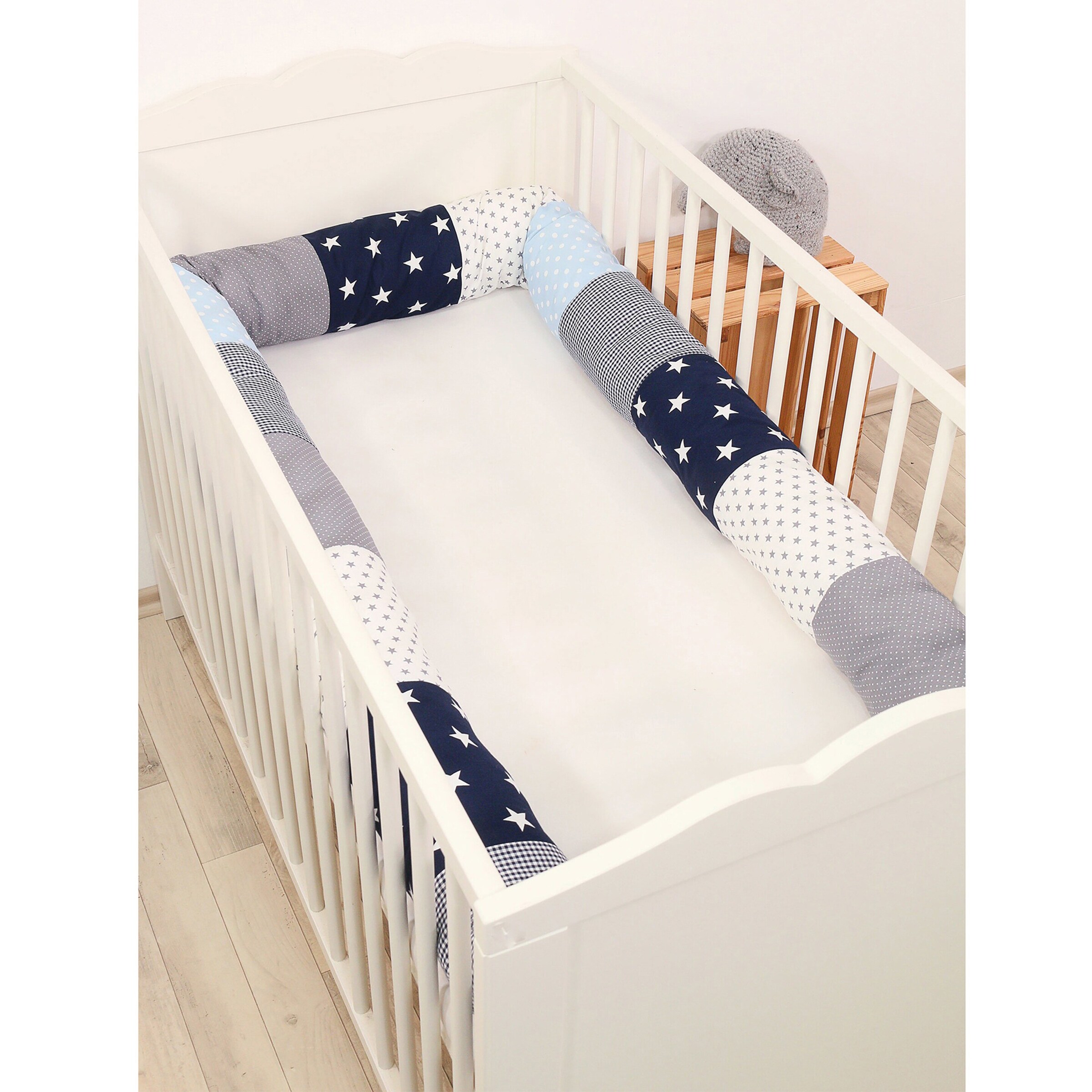 Ullenboom Nestchenschlange 300 cm blau / hellblau / grau