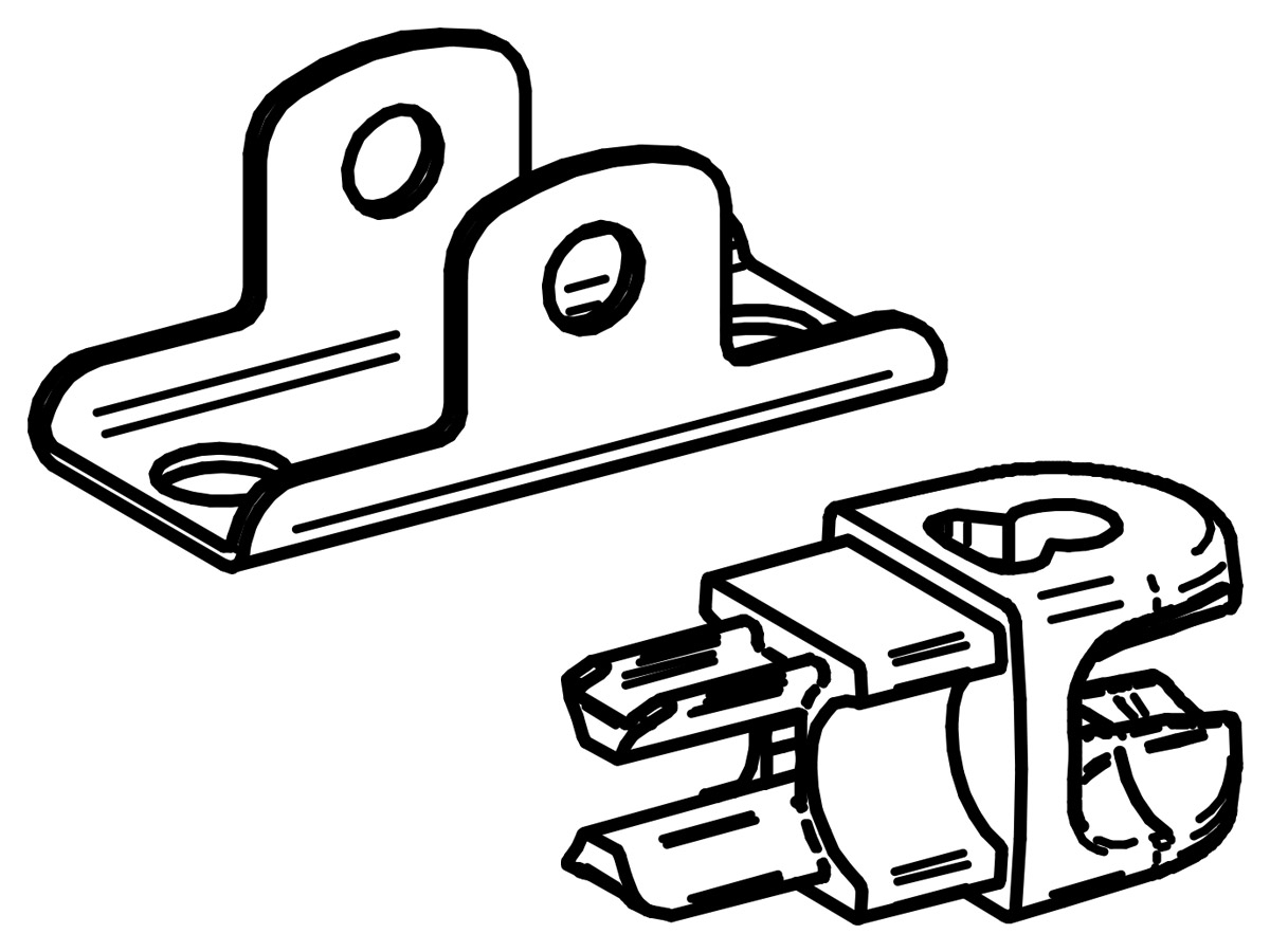Thule Omnistor set metalen voetjes V2 staander