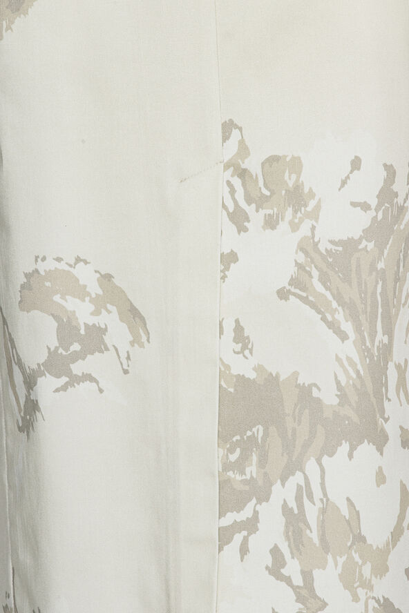 REMAIN FLORAL MIDI SKIRT Flower jacquard   almond milk comb.