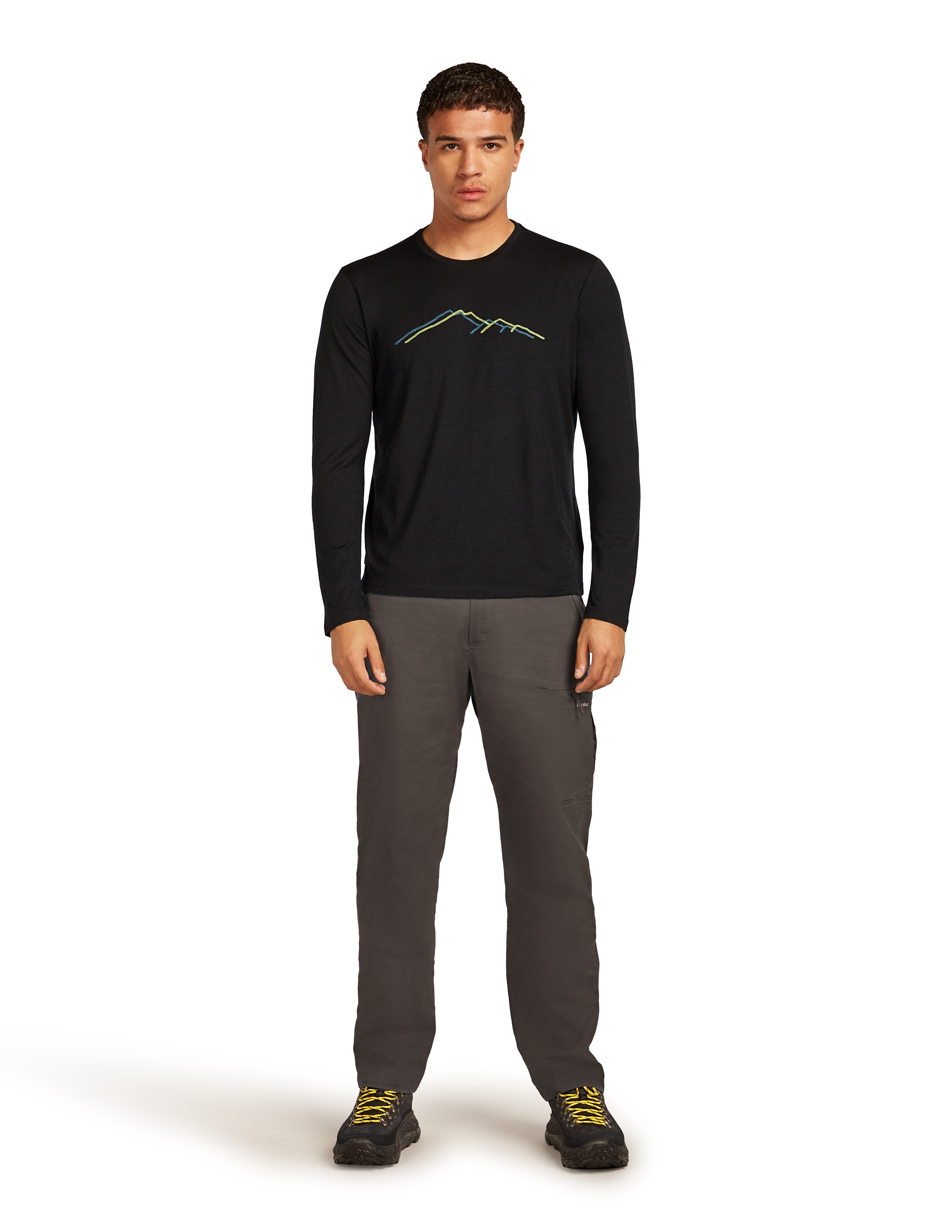 M Merino 150 Tech Lite LS Tee Rainer Ridge