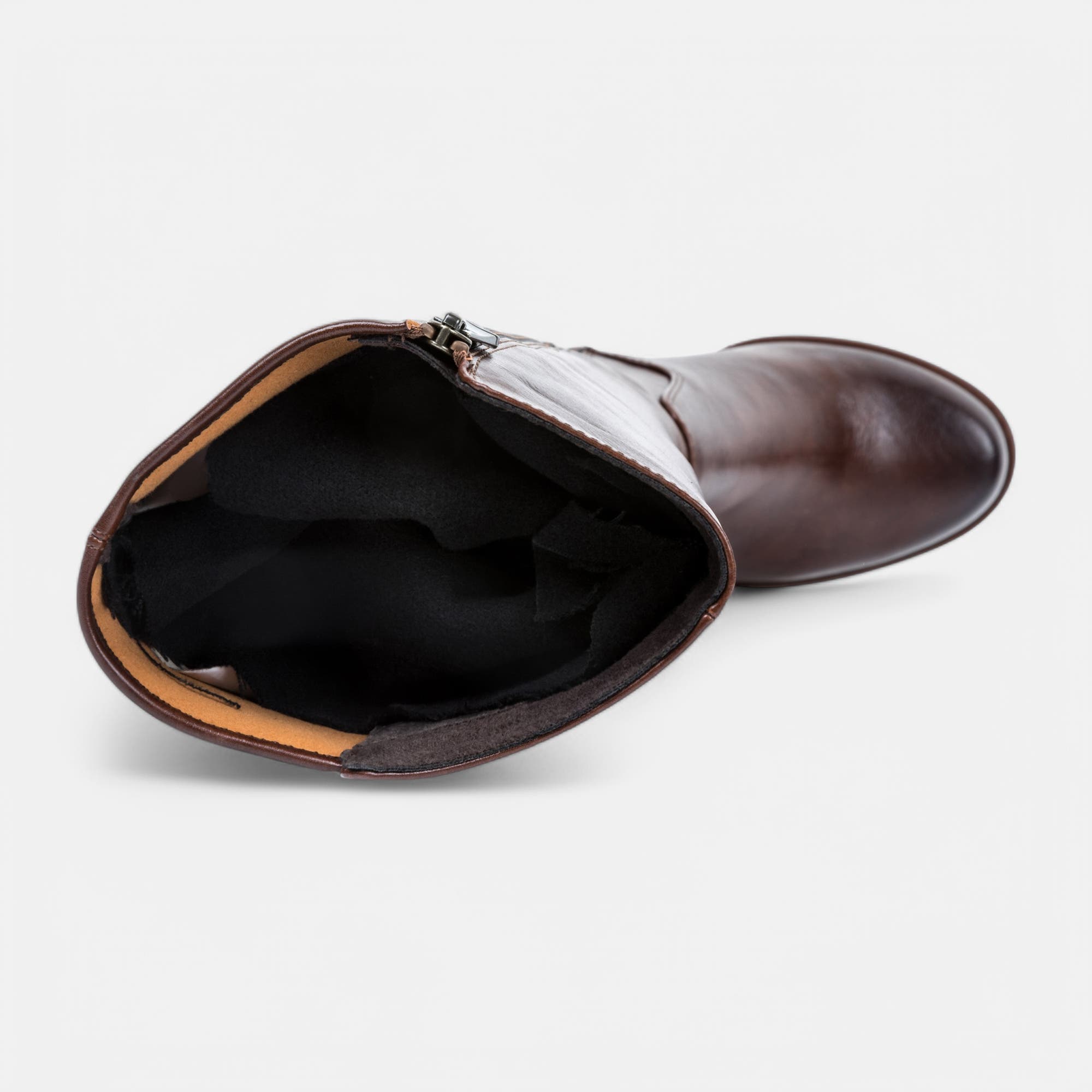 Bottes à talon Femme cognac