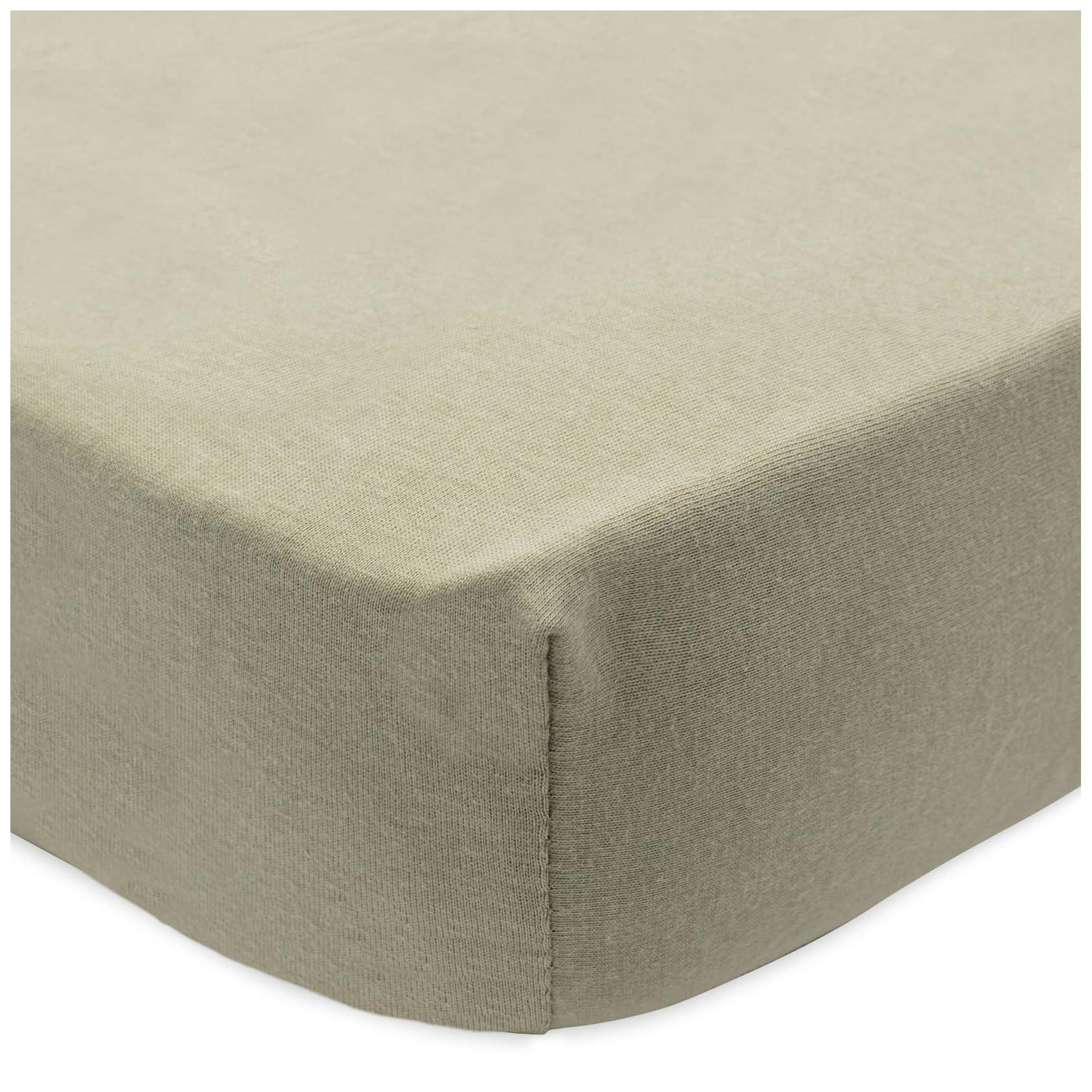 Jollein wieghoeslaken jersey olive groen
